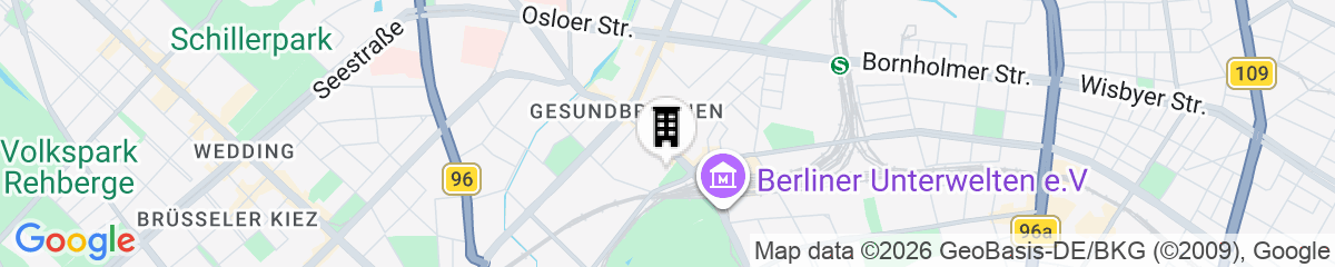 Map for MOXY Berlin Humboldthain Park