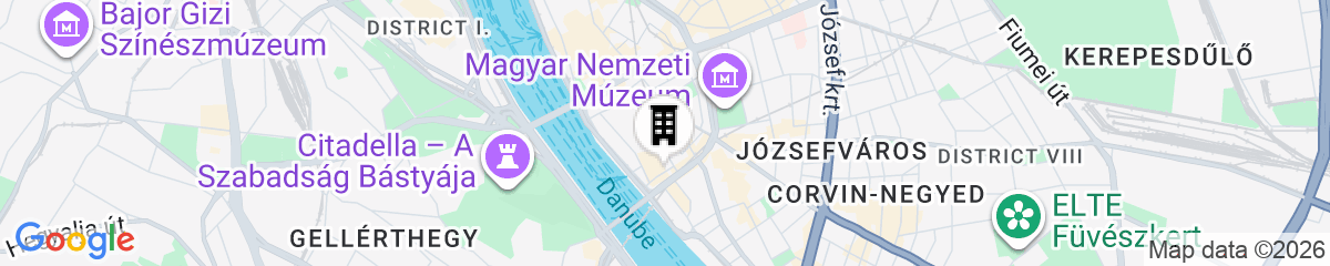 Map for CHLOE Hotel Budapest