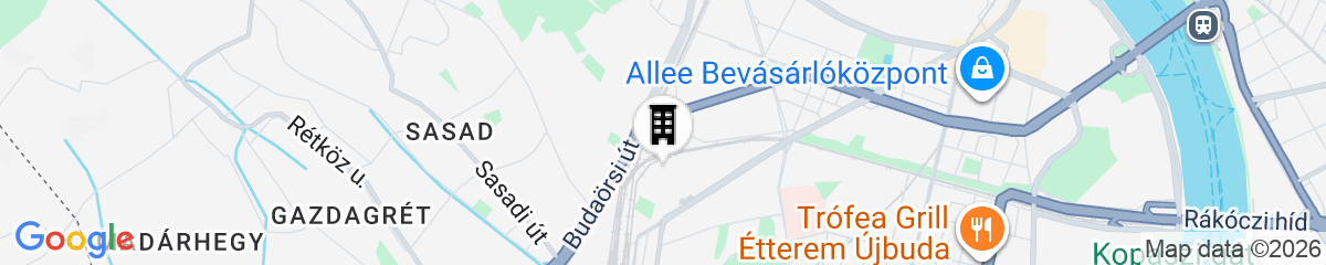 Map for Anna Hotel Budapest