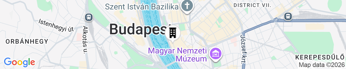 Map for Budapest Marriott Hotel