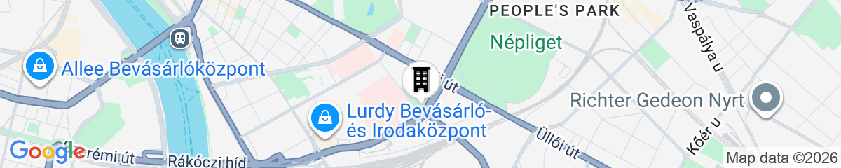Map for Tribe Budapest Stadium