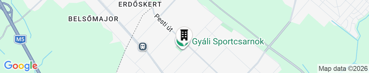 Map for A22 Hotel Gyál