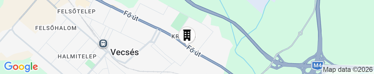 Map for Budapest Airport Eprespark Hotel