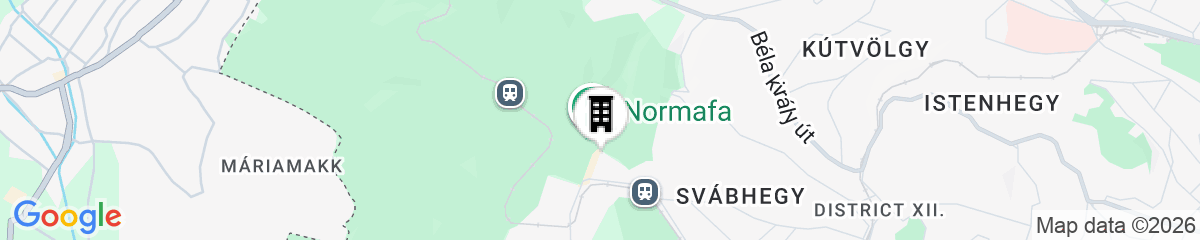 Map for Normafa Hotel