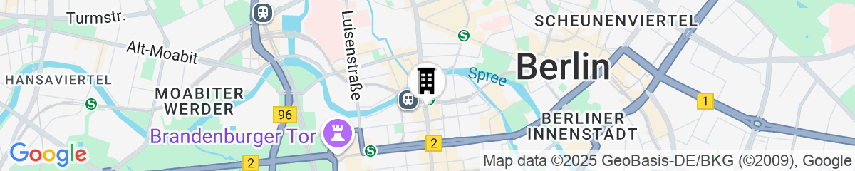 Map for NH Collection Berlin Mitte Friedrichstrasse