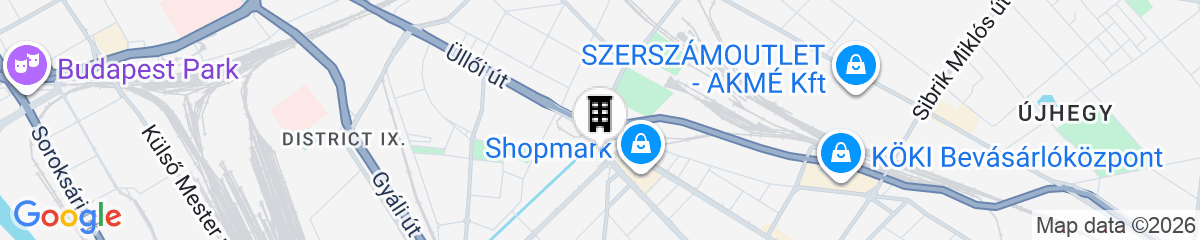 Map for ibis Budapest Citysouth