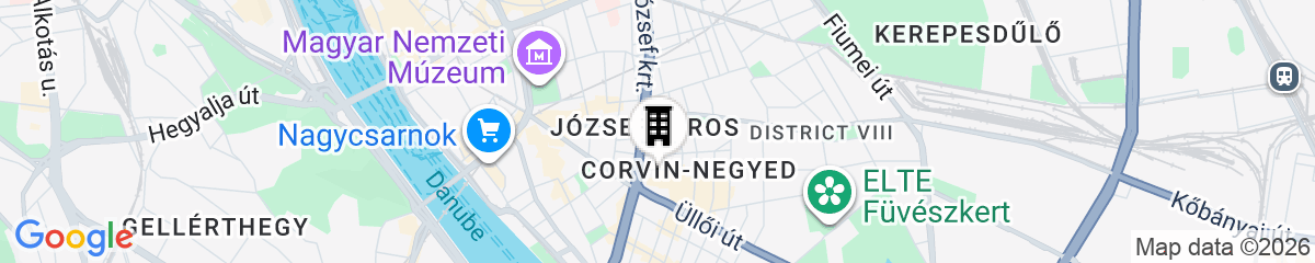 Map for Budapest Downtown Residence