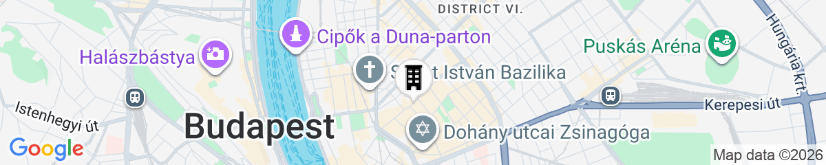 Map for Budapest Center Residence