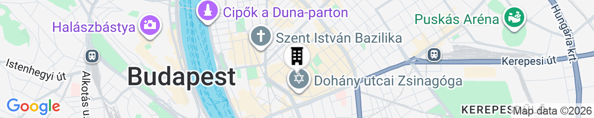 Map for Venus Apartments - Gozsdu Court