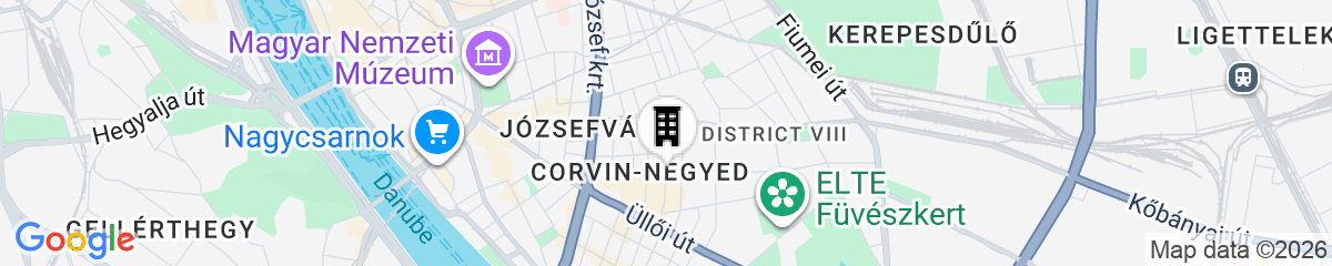 Map for Corvin Center Suites