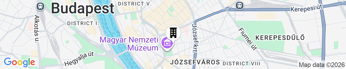 Map for Cosy 2 bedroom flat in the heart of Budapest