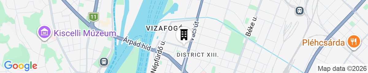 Map for Dagály Apartments by FirstHost