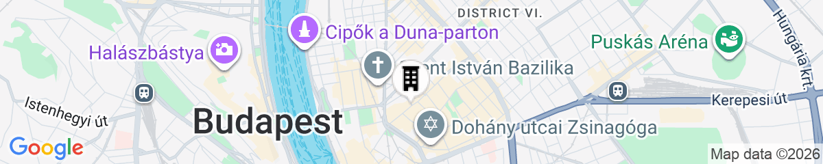 Map for Wombat's City Hostel Budapest