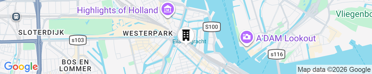 Map for Kuwadro Guesthouse Jordaan