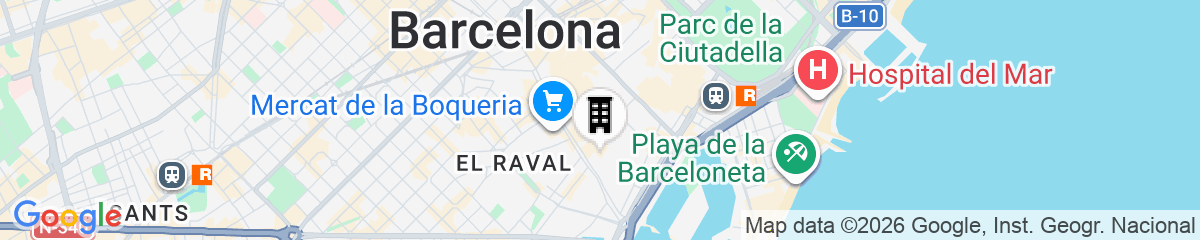 Map for Hostal Ambos Mundos