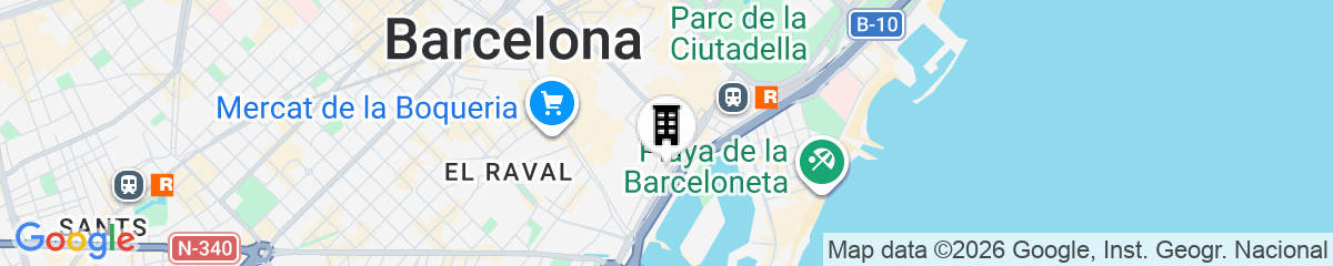 Map for Duquesa de Cardona Hotel 4 Sup by Duquessa Hotel Collection