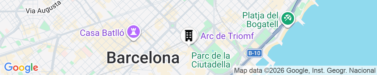 Map for Hotel Rec Barcelona - Adults only