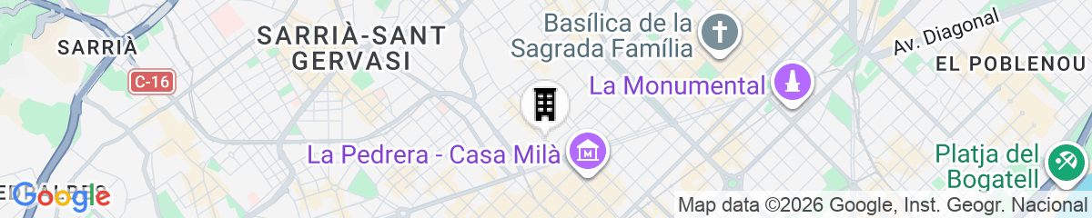 Map for Hotel Casa Fuster