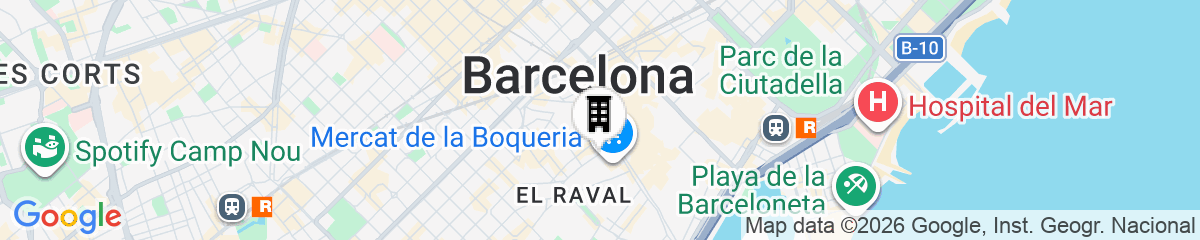 Map for TOC Ramblas