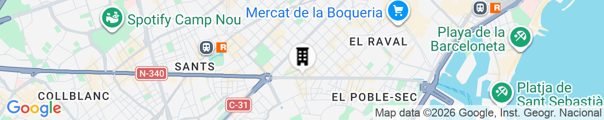 Map for Arco Barcelona Hotel