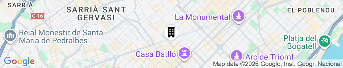 Map for Hotel Paseo de Gracia