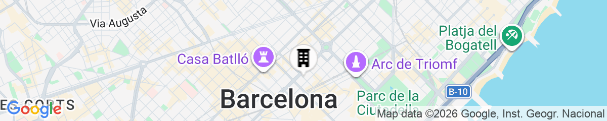 Map for Hotel Àmbit Barcelona