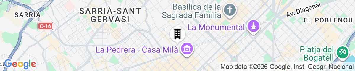 Map for Bonavista Apartments - Passeig de Gracia