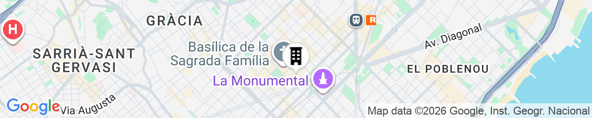 Map for Uma Suites Sagrada Familia