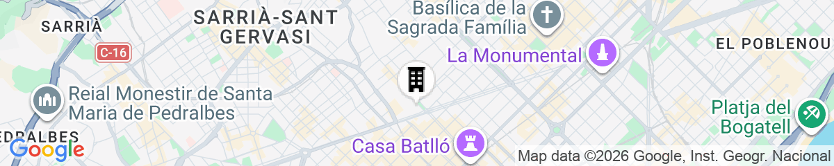 Map for Be Mate Paseo de Gracia