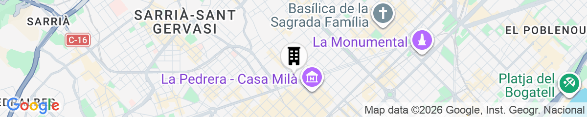 Map for Suites Center Barcelona