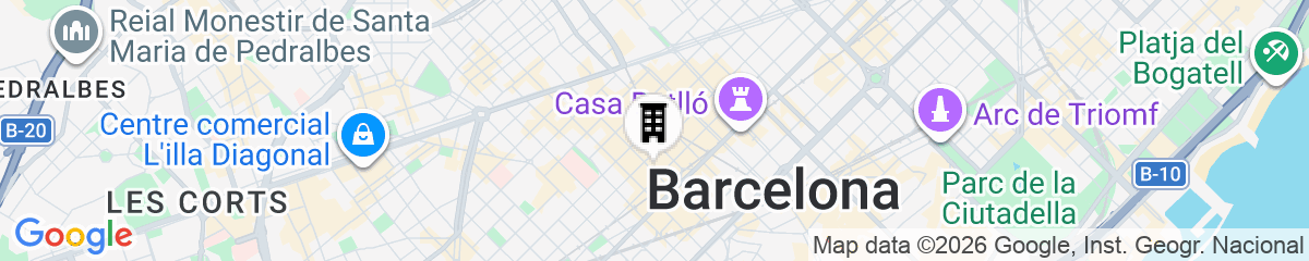Map for Rooms Aribau