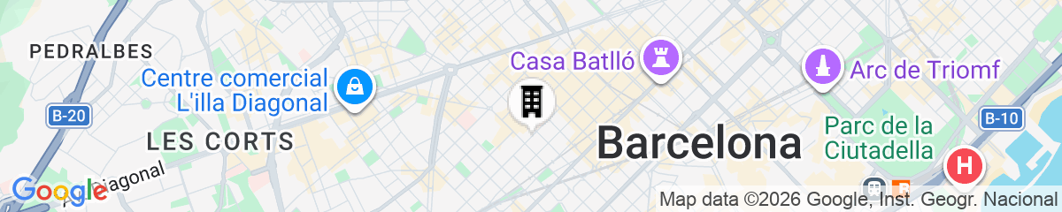 Map for Mercedes Heritage Barcelona Apartments