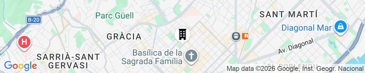 Map for Aspasios Sagrada Familia Apartments