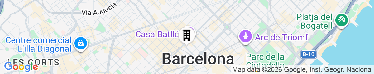 Map for Cosmo Apartments Rambla de Catalunya