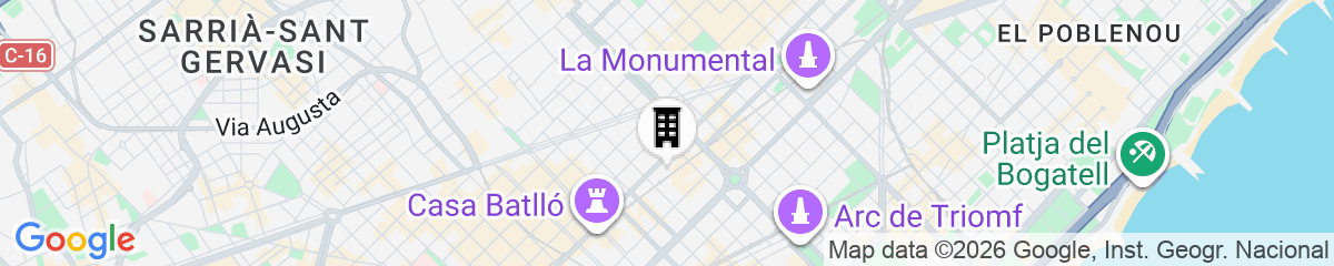 Map for Numa Barcelona Roca