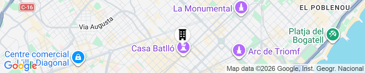 Map for Barcelona Apartment Val