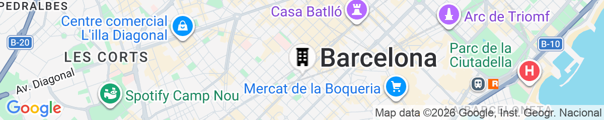 Map for BBarcelona Central Boutique Apartments