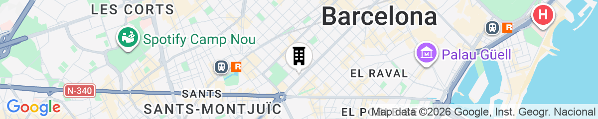 Map for Rooms Gran Via