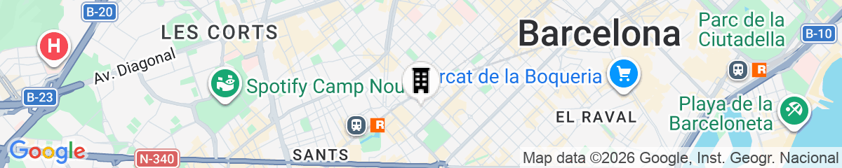 Map for Rooms Valencia