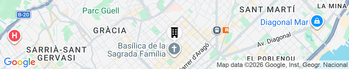 Map for Suite Home Sagrada Familia