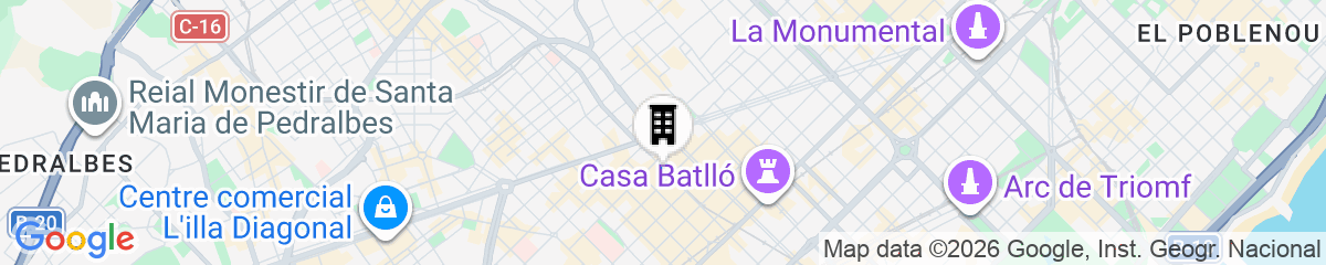 Map for Catalonia Diagonal Centro