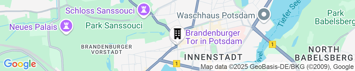 Map for Hotel Brandenburger Tor Potsdam