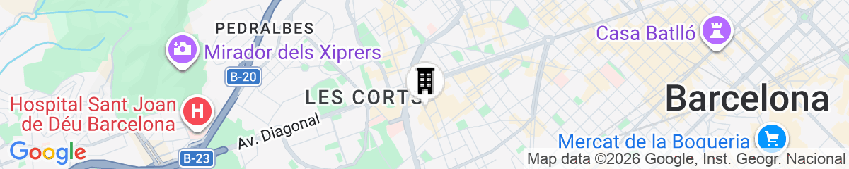 Map for Aparthotel Atenea Barcelona