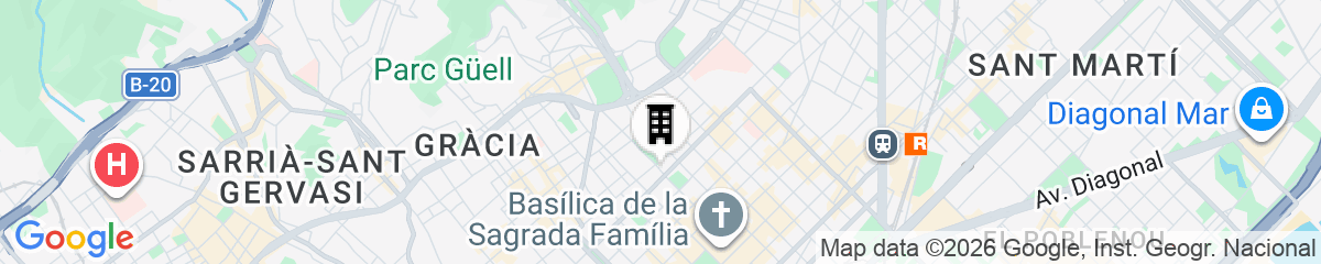 Map for MH Apartments Sant Pau