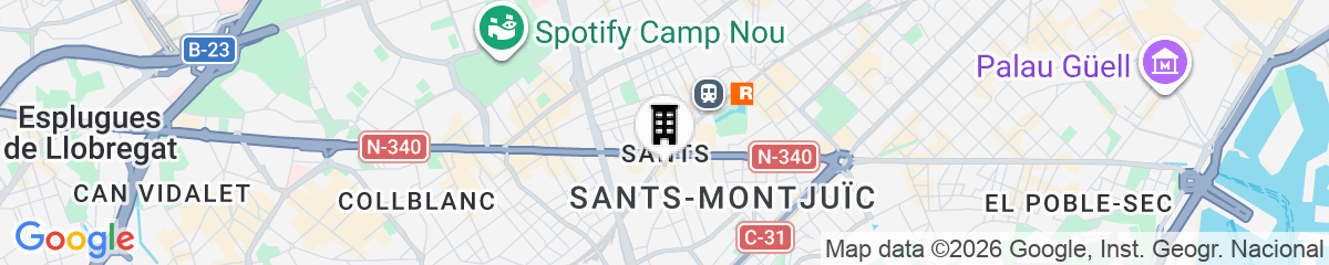 Map for Barcelona Sants Station Apartments