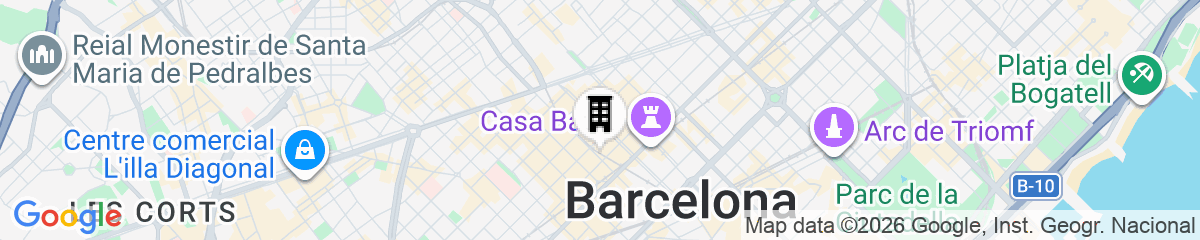 Map for Rooms Balmes