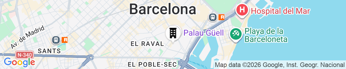Map for AinB Las Ramblas-Guardia Apartments