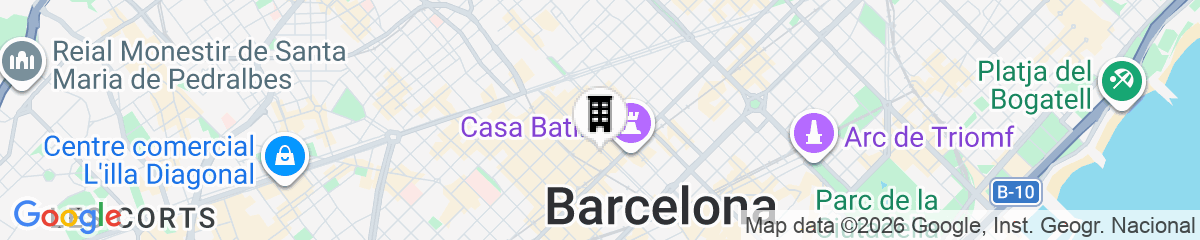 Map for Rooms Rambla