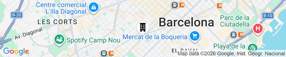 Map for Rooms Nuevo Arago