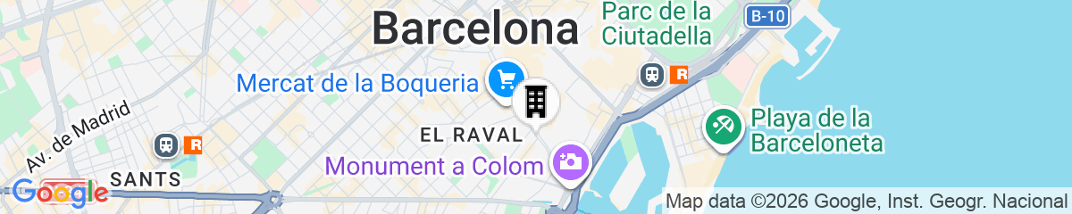 Map for Smartr Barcelona Ramblas